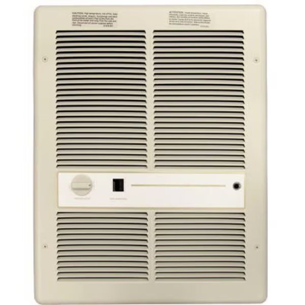 TPI Fan Forced Wall Heaters With Summer Fan Switch - 3000/2250/1500/1125W 240/208V Ivory, Tpi Industrial, Mfr#: HF3315TSRP
